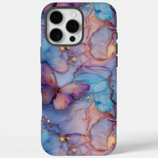 Funda iPhone 16 Pro Max Boho Marble Butterfly iPhone