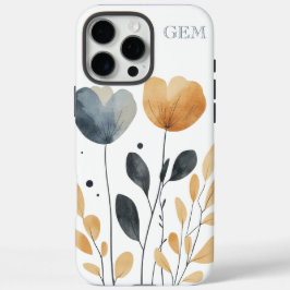 Funda iPhone 16 Pro Max Boho Moda Trendy Watercolor Floral