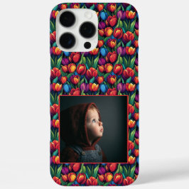 Funda iPhone 16 Pro Max Bold Mom Gift Tulip Custom 