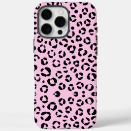 Funda iPhone 16 Pro Max Bonito en la impresión de animales rosados
