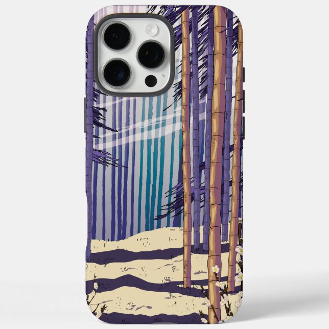 Funda iPhone 16 Pro Max Bosque de Bambú (Reverso)