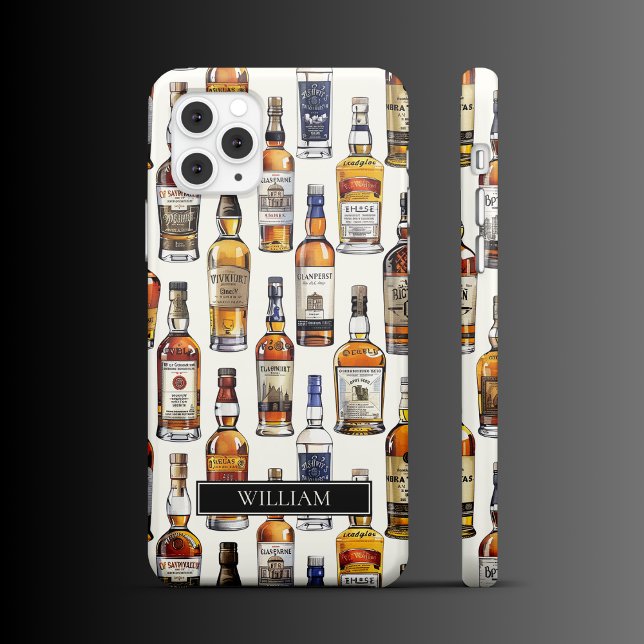 Funda iPhone 16 Pro Max Botella de Amber y Gold Whisky (Subido por el creador)