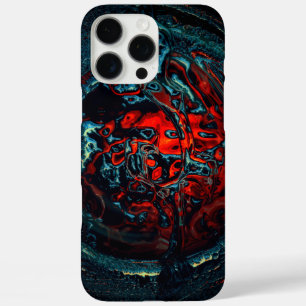Funda iPhone 16 Pro Max Brillo rojo del Océano Inferno