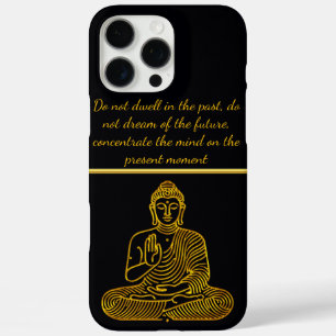 Funda iPhone 16 Pro Max Buda de oro en paz