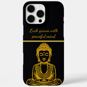 Funda iPhone 16 Pro Max Buda de oro en paz
