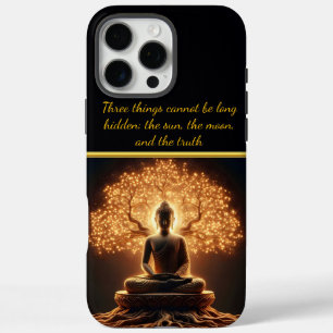 Funda iPhone 16 Pro Max Buda meditando bajo un árbol