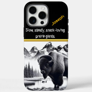 Funda iPhone 16 Pro Max Búfalo de Serene Mountain Waters