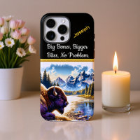 Búfalo majestuoso por un río Serene