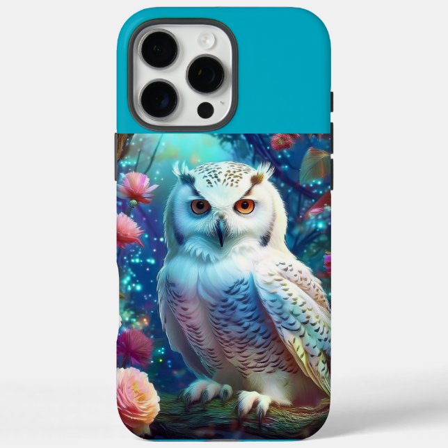 Funda iPhone 16 Pro Max Búho  (Reverso)