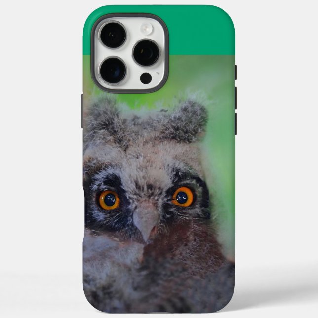 Funda iPhone 16 Pro Max Búho  (Reverso)
