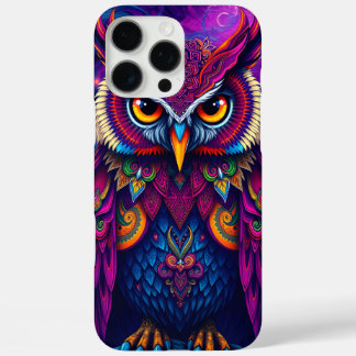 Funda iPhone 16 Pro Max Búho Místico de Amatista