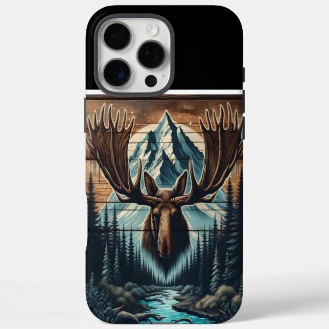 Funda iPhone 16 Pro Max Bull Moose Mountain Lighter (Reverso)