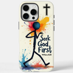 Funda iPhone 16 Pro Max Buscar primero a Dios