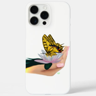 Funda iPhone 16 Pro Max Butterfly on Lotus Bloom