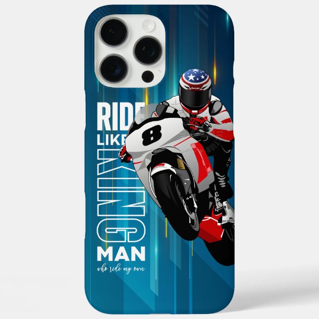 Funda iPhone 16 Pro Max Cabalgata como un Rey | (Reverso )