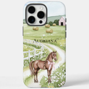 Funda iPhone 16 Pro Max Caballo de carretera de campo