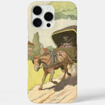 Caballo Rústico y Buggy Ilustrado