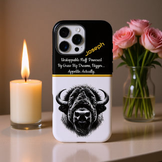 Funda iPhone 16 Pro Max Cabeza de búfalo: fuerza y belleza