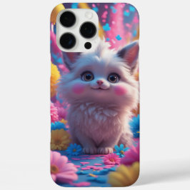 Funda iPhone 16 Pro Max Cachorro adorable en un campo de flores
