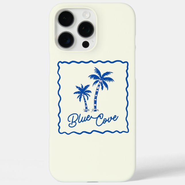 Funda iPhone 16 Pro Max Cala Azul (Reverso )