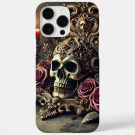 Funda iPhone 16 Pro Max Calavera gótica