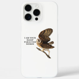 Funda iPhone 16 Pro Max Camiseta divertida de lechuza común