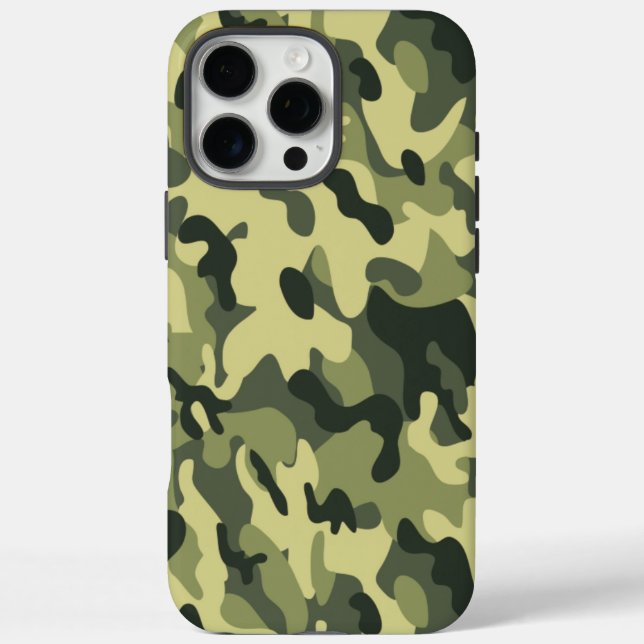 Funda iPhone 16 Pro Max Camo Verde (Reverso)