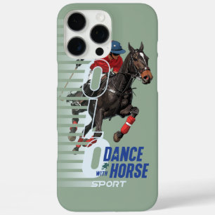 Funda iPhone 16 Pro Max Campeonato de Polo Jinete de Equitación Baile con