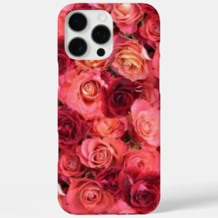 FUNDA iPhone 16 PRO MAX CAMPO ROSA ROJA ROJA DE ROSA ROSA DE COLOR ROJO