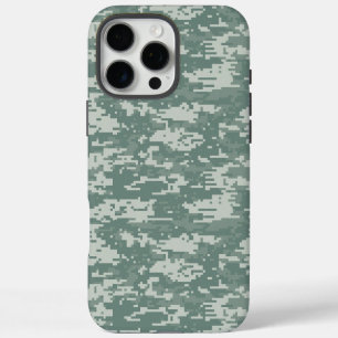 Funda iPhone 16 Pro Max Camuflaje Digital Ejército Woodland Camo