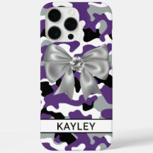 Camuflaje personalizado morado negro brillante