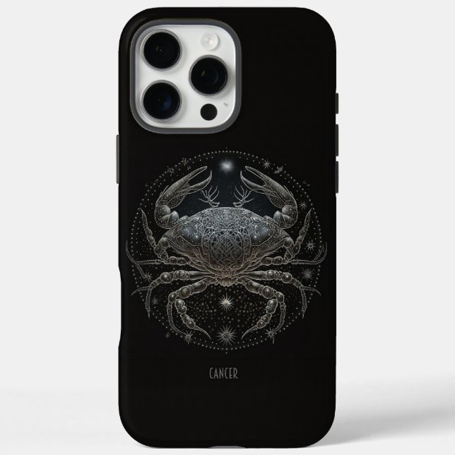 Funda iPhone 16 Pro Max Cáncer Zodiaco Horoscopio (Reverso)