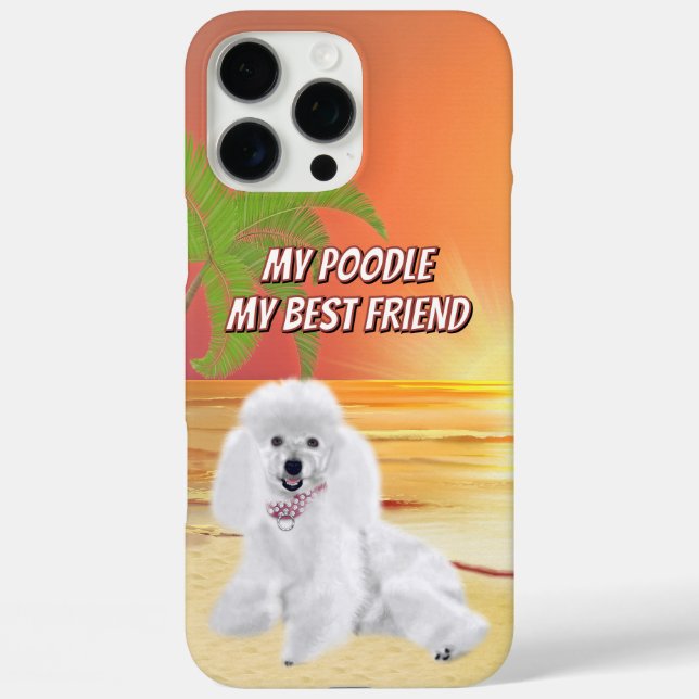 Funda iPhone 16 Pro Max Caniche (Reverso )