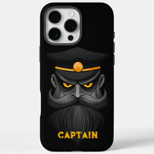 Funda iPhone 16 Pro Max Capitán negro enfadado