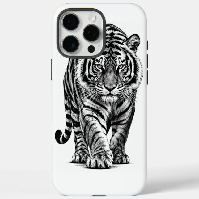 Funda iPhone 16 Pro Max Caso del tigre (Reverso)