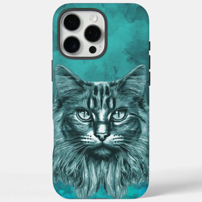 Funda iPhone 16 Pro Max CAT Animals  Design (Reverso)