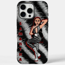 Cebra roja de bailarina personalizada #2