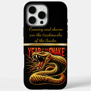Funda iPhone 16 Pro Max Celebrando el vibrante año de la serpiente en 2025