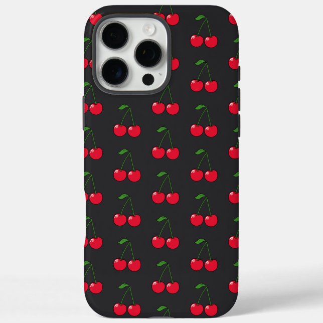 Funda iPhone 16 Pro Max Cerezas (Reverso)