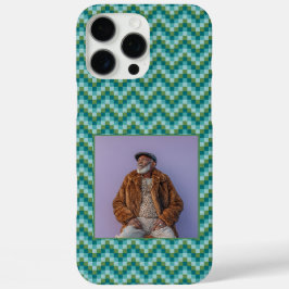 Funda iPhone 16 Pro Max Chic Graduation Gifts For Girlfriend Chevron Print