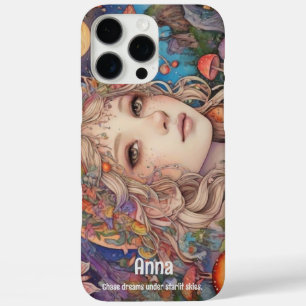 Funda iPhone 16 Pro Max Chica de fantasía mística - Personalizado mágico