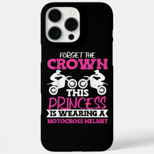 Funda iPhone 16 Pro Max Chica de Moto de Cross en Tierra