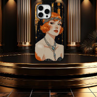 Chica Flapper Art Déco elegante