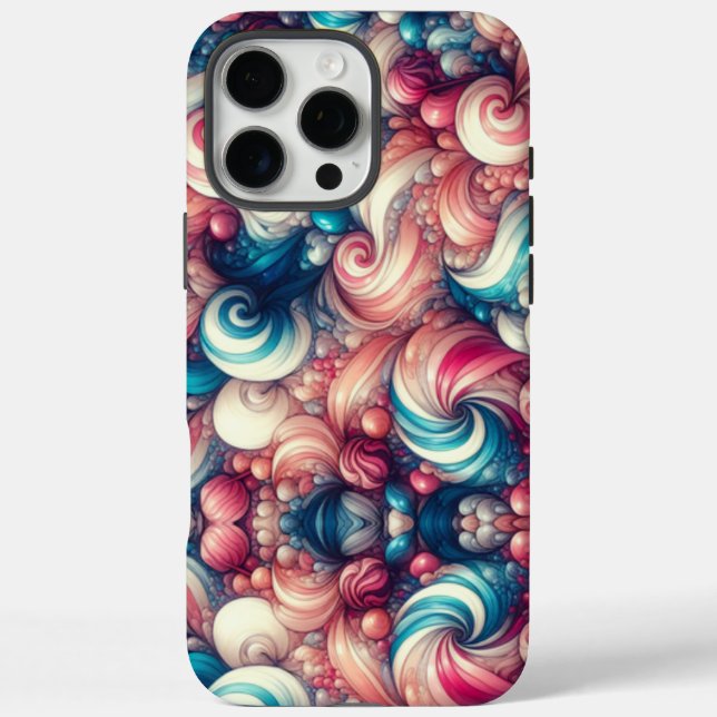 Funda iPhone 16 Pro Max Chicle de Algodón de Azúcar (Reverso)