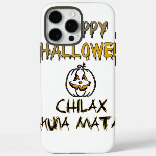 Funda iPhone 16 Pro Max Chilax Spooky & Fun: Feliz Colección de Halloween