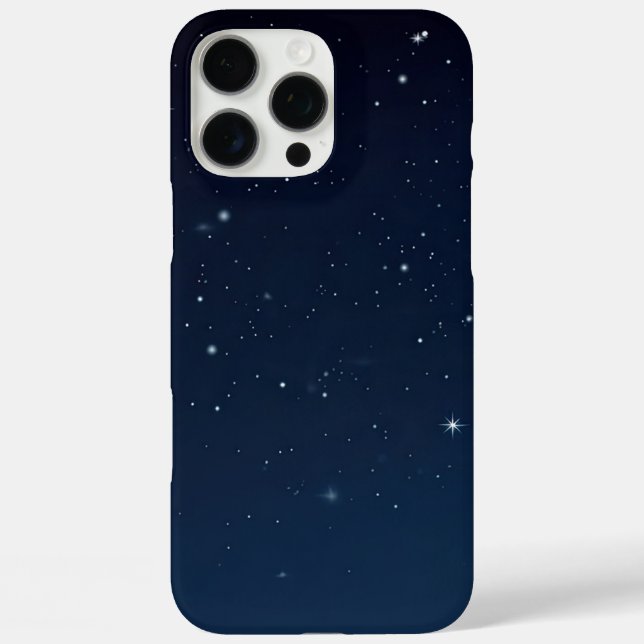 Funda iPhone 16 Pro Max Cielo nocturno azul (Reverso )