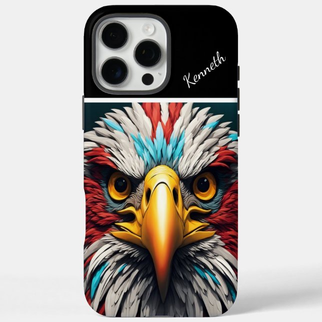 Funda iPhone 16 Pro Max Cierre Majestic Eagle (Reverso)