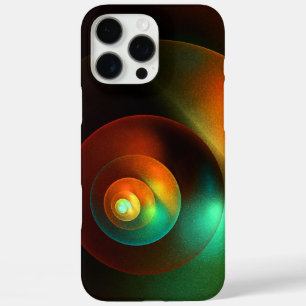 Funda iPhone 16 Pro Max Círculos coloridos Patrón de arte abstracto modern