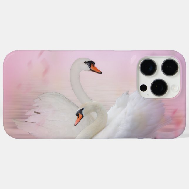 Funda iPhone 16 Pro Max Cisnes  (Reverso  (Horizontal) )