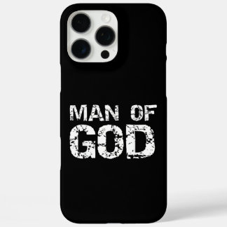 Funda iPhone 16 Pro Max Cita cristiana audaz para hombres de fe regalo dic